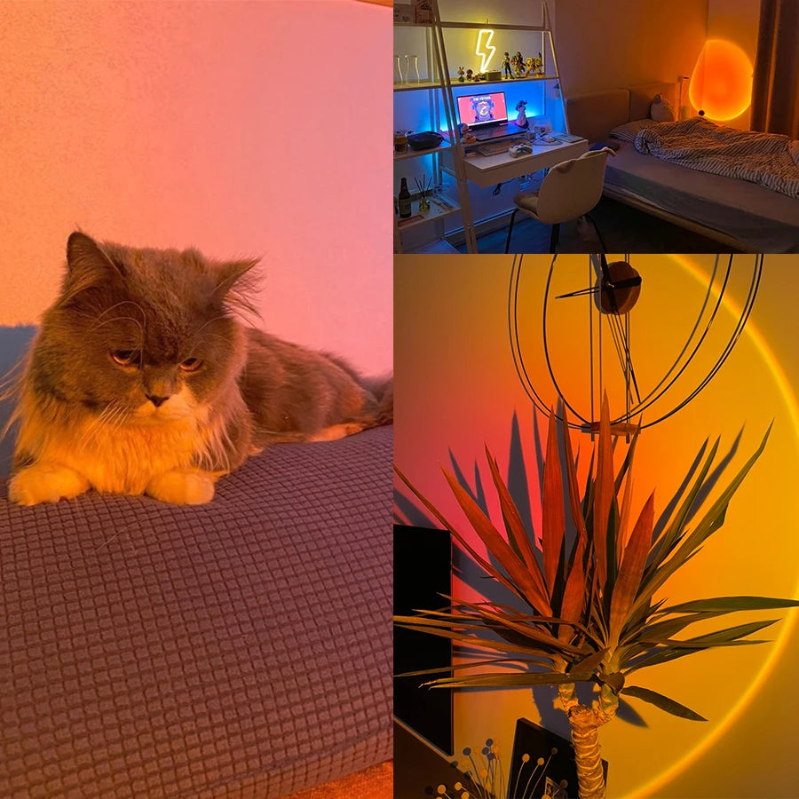 USB Smart Sunset Lamp