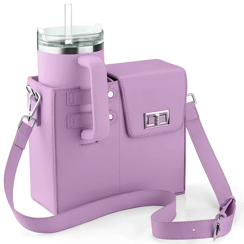 Portable Water Bottle Crossbody Bag Multifunctional