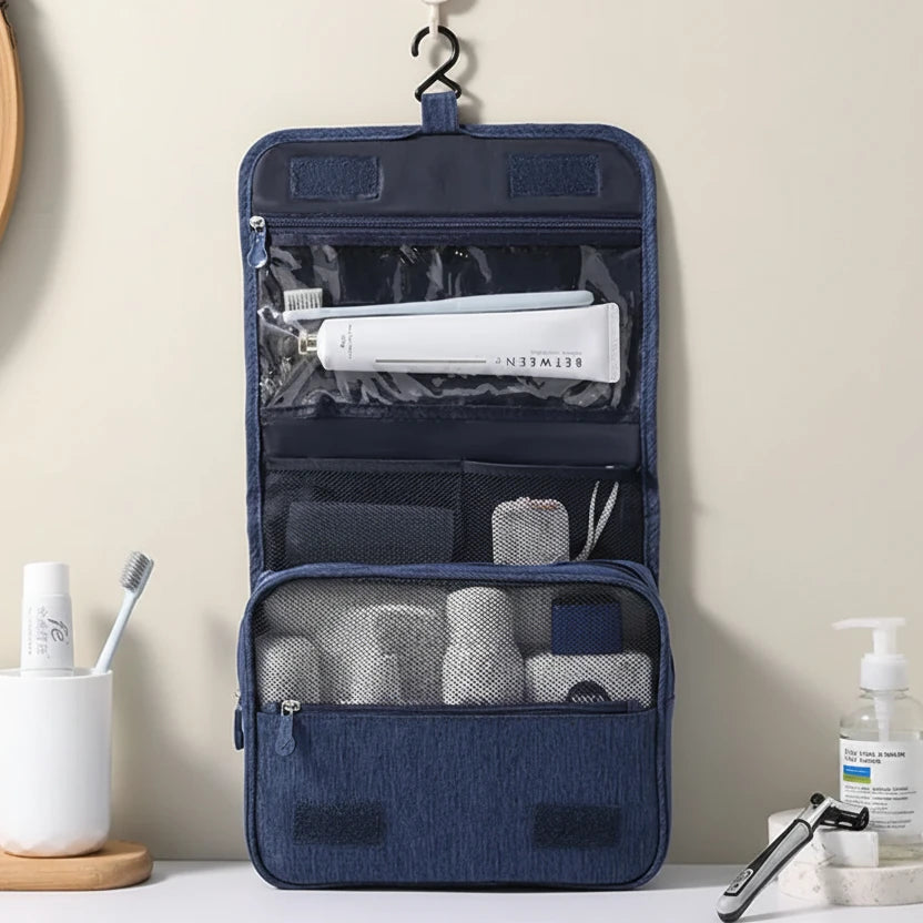 Portable Toiletry Washbag with Hanging Hook Waterproof
