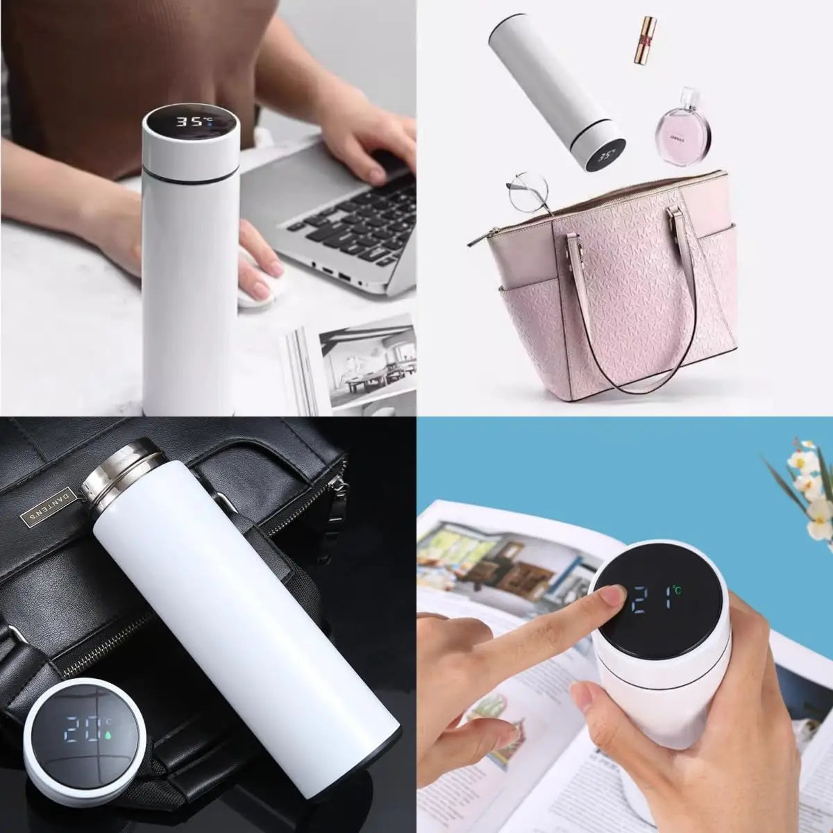 500ML Temperature Display Thermos Cup Stainless Stee