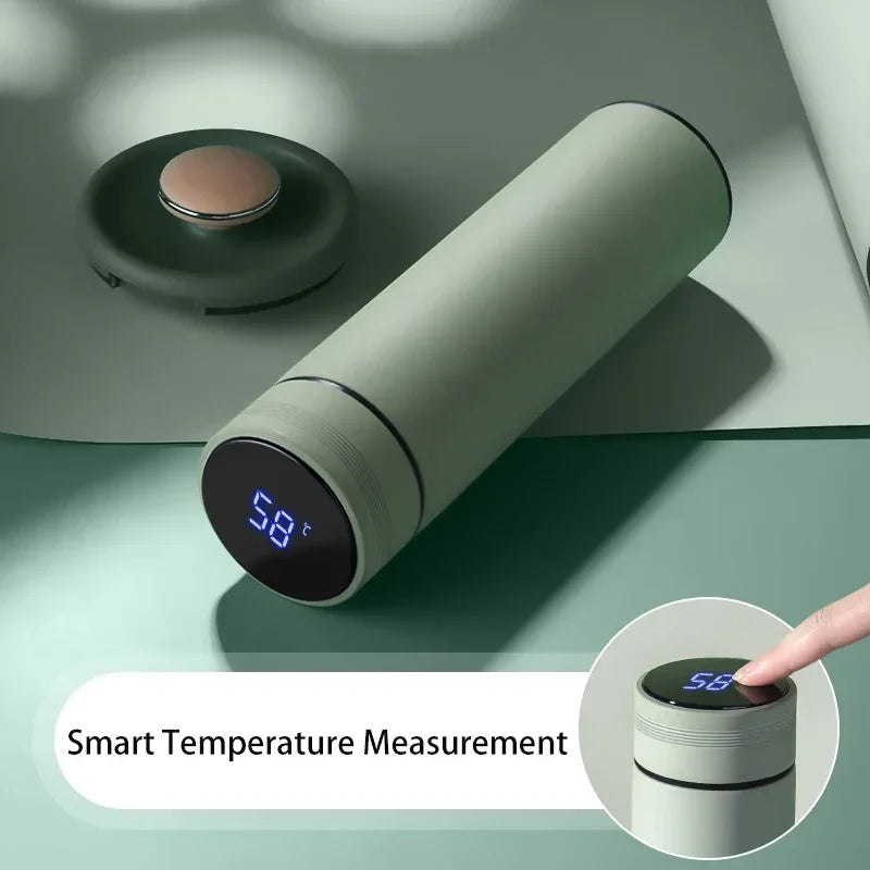 500ML Temperature Display Thermos Cup Stainless Stee