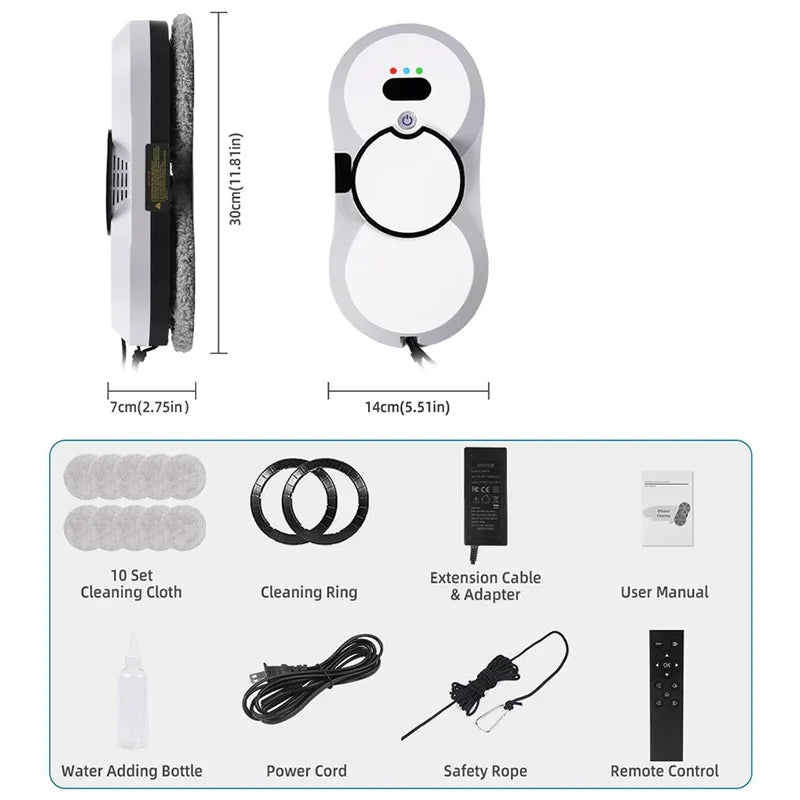 UPS System Auto Clean Robot Window Cleaner