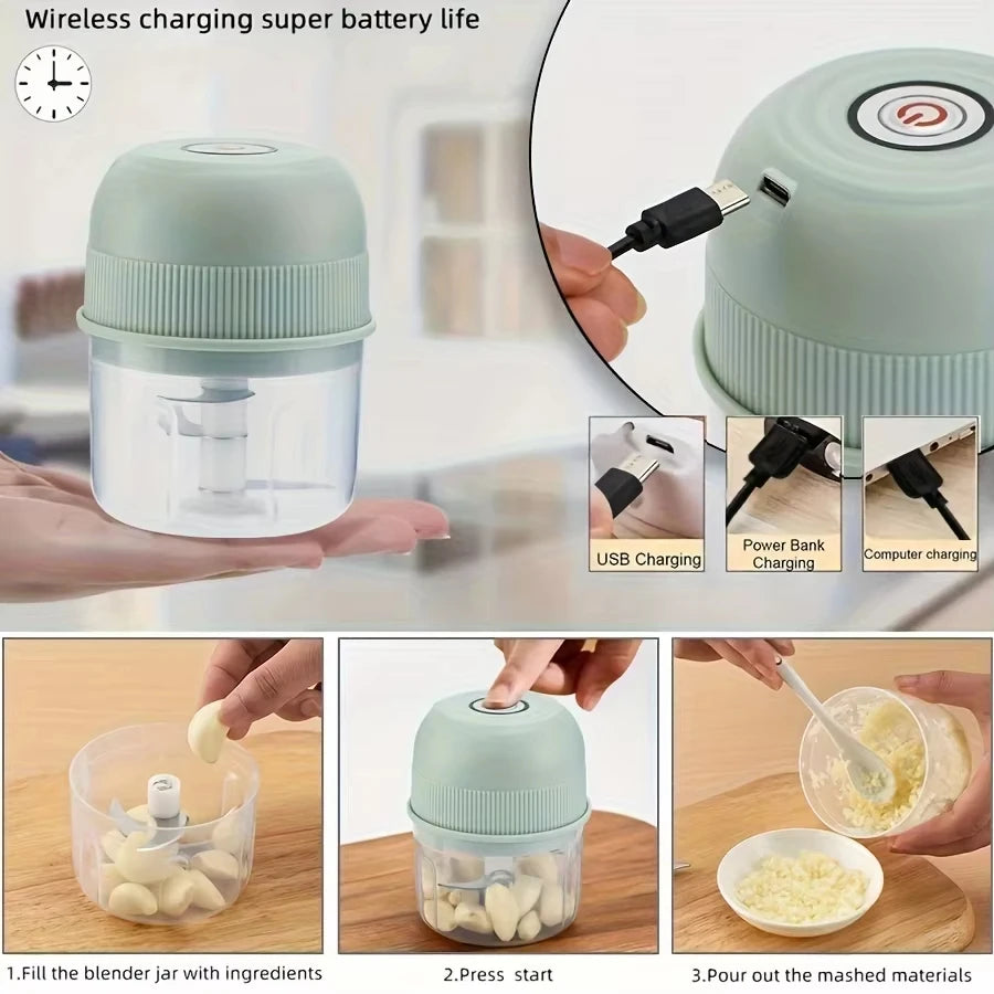 electric Vegetable grinder 260ml 1 button start