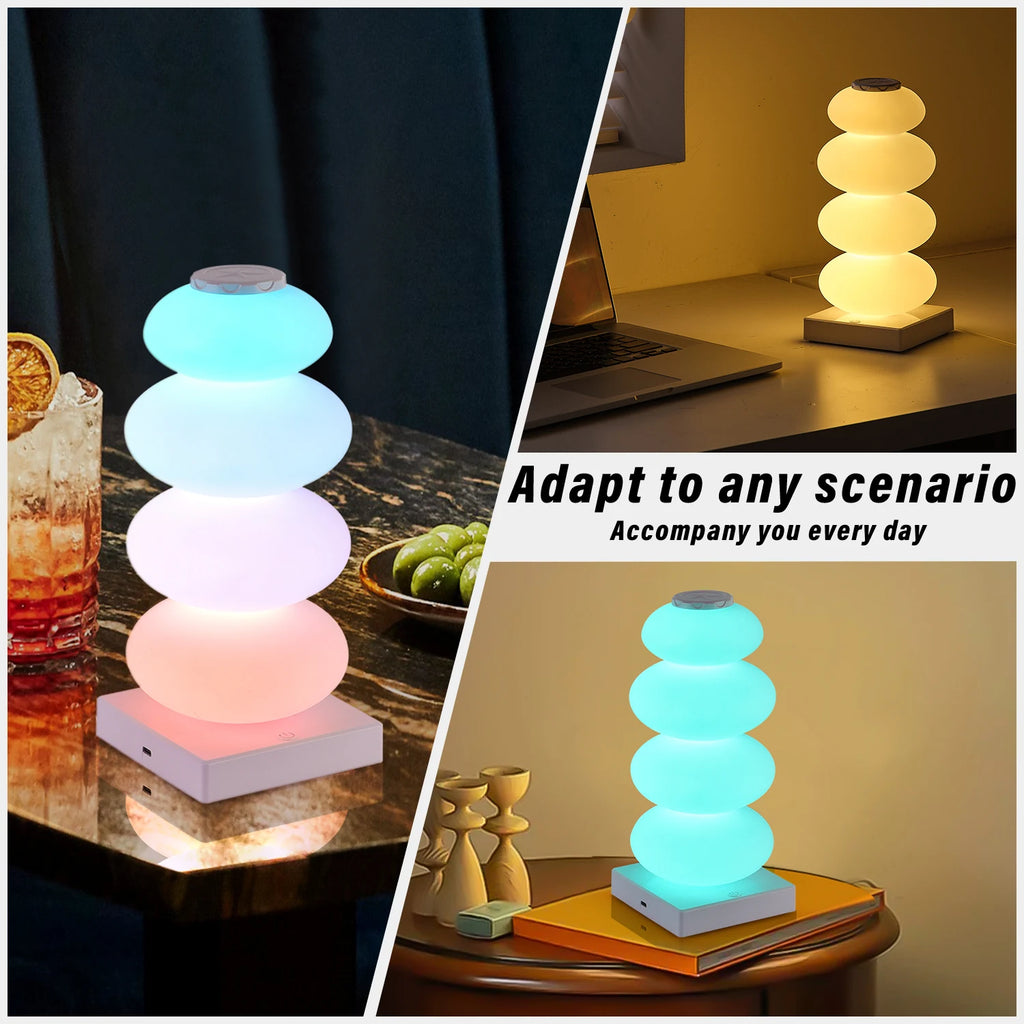 Mood light bedroom table lamp DIY 16 color changing table lamp