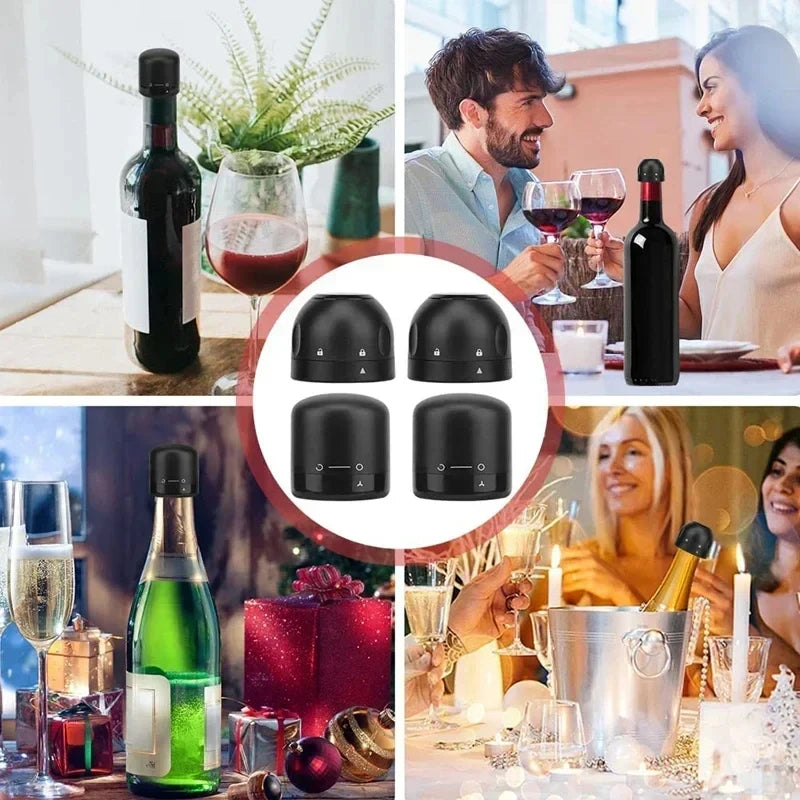 Wine Stopper & Lid 1/2 Piece Reusable Sealing Cork