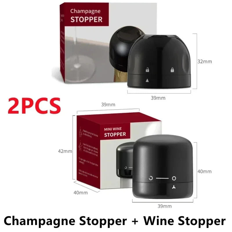 Wine Stopper & Lid 1/2 Piece Reusable Sealing Cork