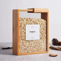 Bamboo Kitchen Food Dispenser & Storage Canister – Pantry Organizer