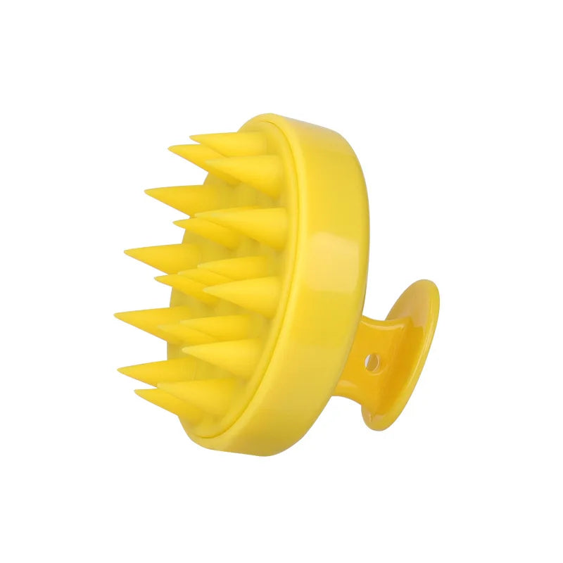 Silicone Shampoo Brush Head Scalp Massager