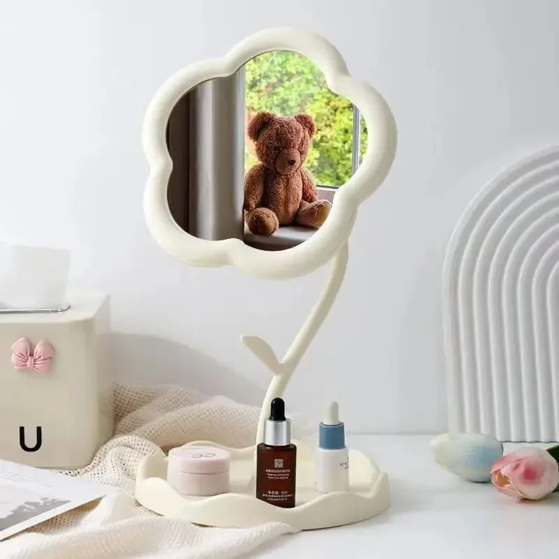 Cute Flower Desktop Mirror