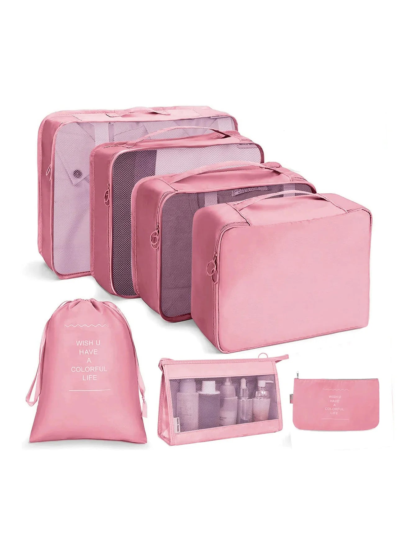 7/8/9/10 Pcs Set Travel Organizer Storage Bags