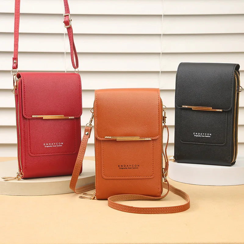 Crossbody Shoulder Bag Touch Screen & Card Holder