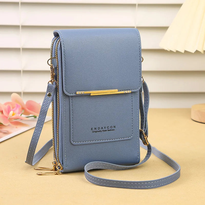 Crossbody Shoulder Bag Touch Screen & Card Holder