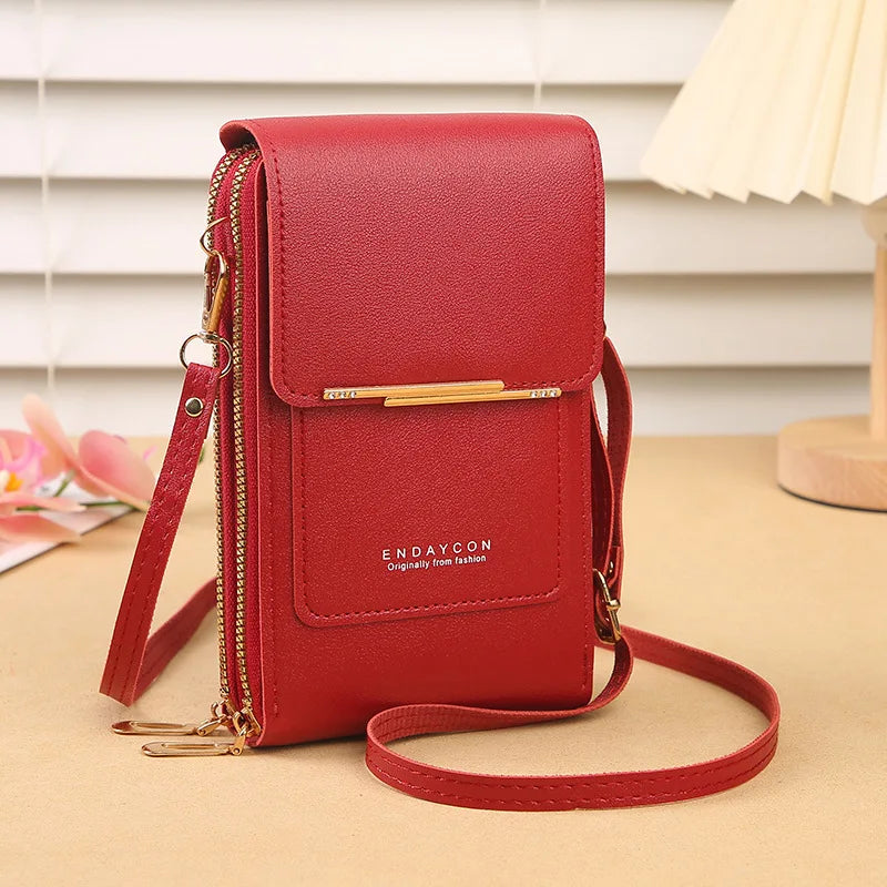 Crossbody Shoulder Bag Touch Screen & Card Holder