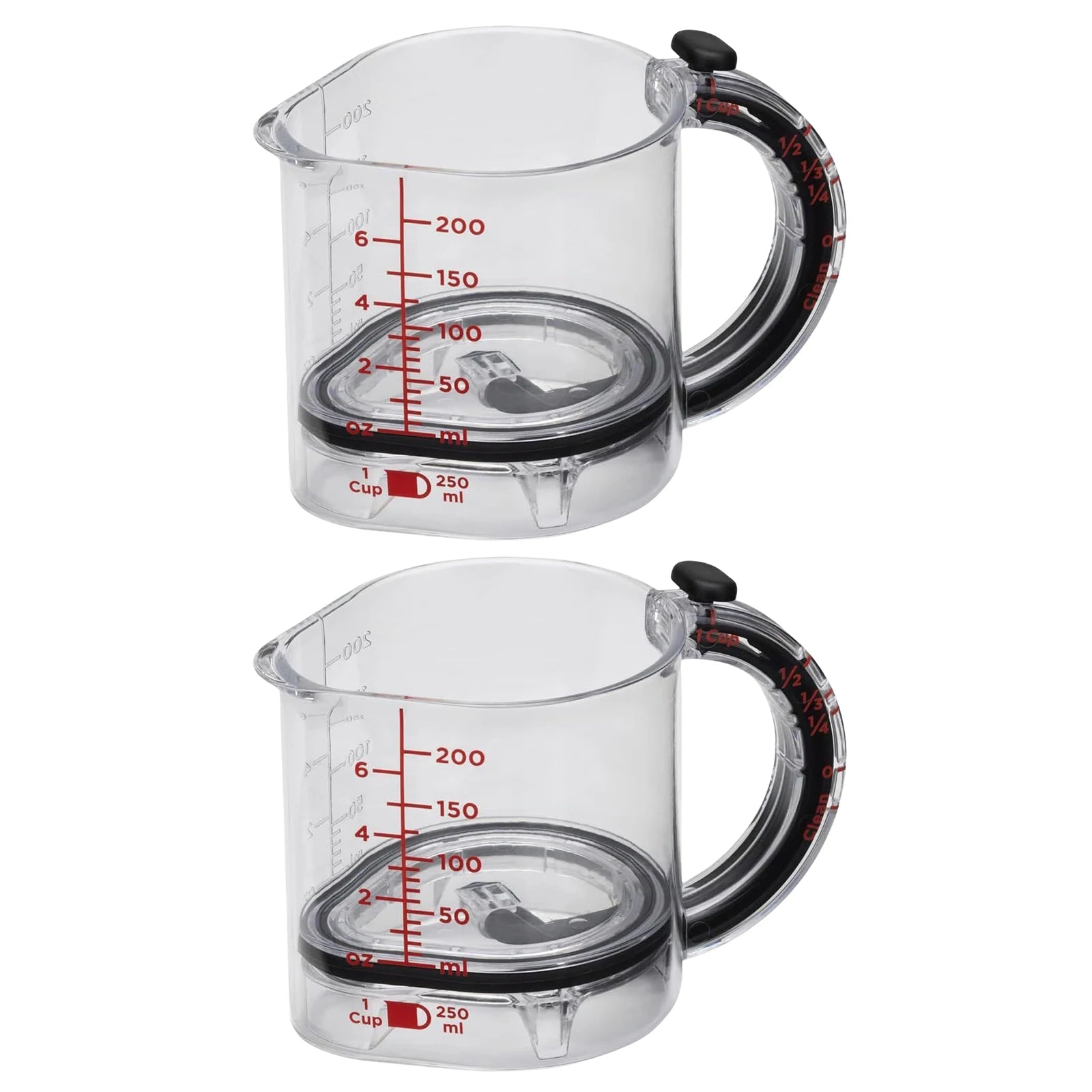 4 in 1 Adjustable Measuring Cup with Scraper-Style Seal Base