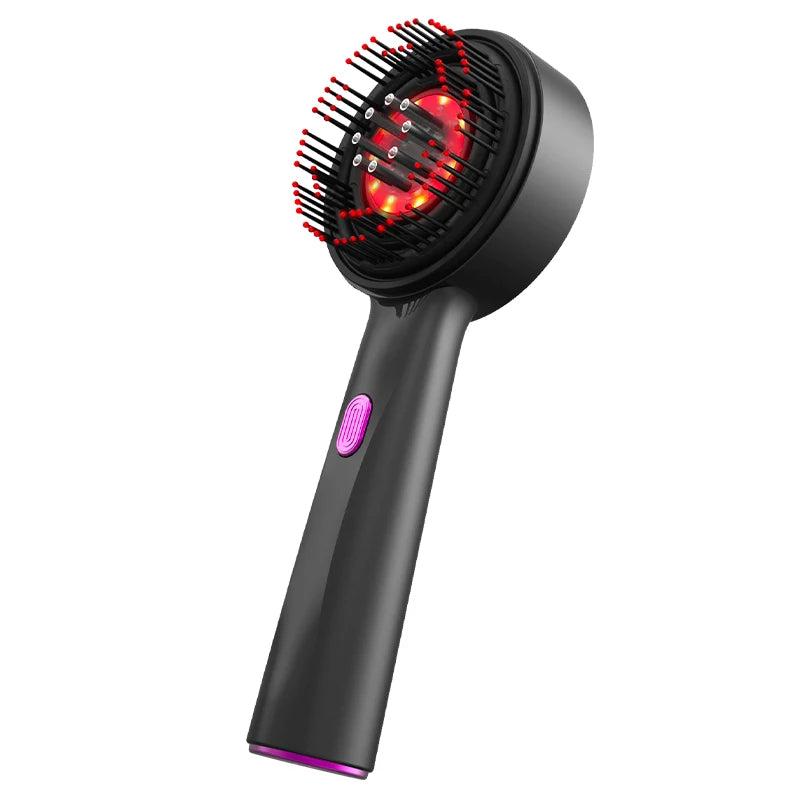 Red Light Therapy Hair Growth Massager Anti Hair Loss & Built-in Liquid Oil Applicator