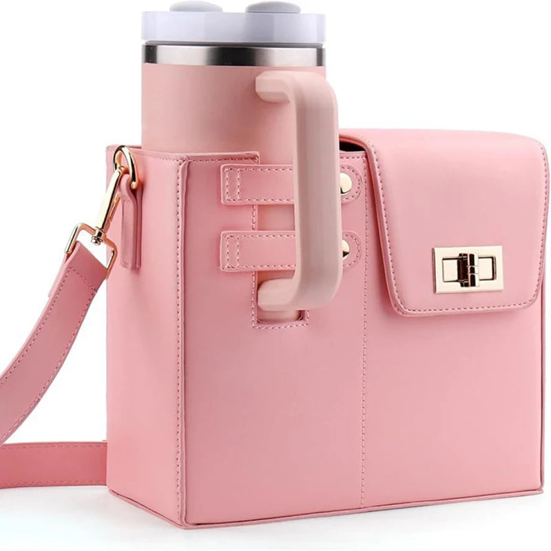 Portable Water Bottle Crossbody Bag Multifunctional