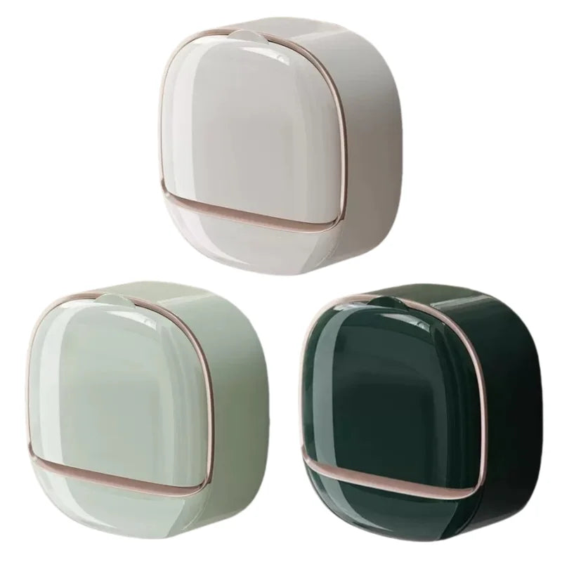 Waterproof Soap Box for Shower Or Sink Hanging Soap Holder with Drainage