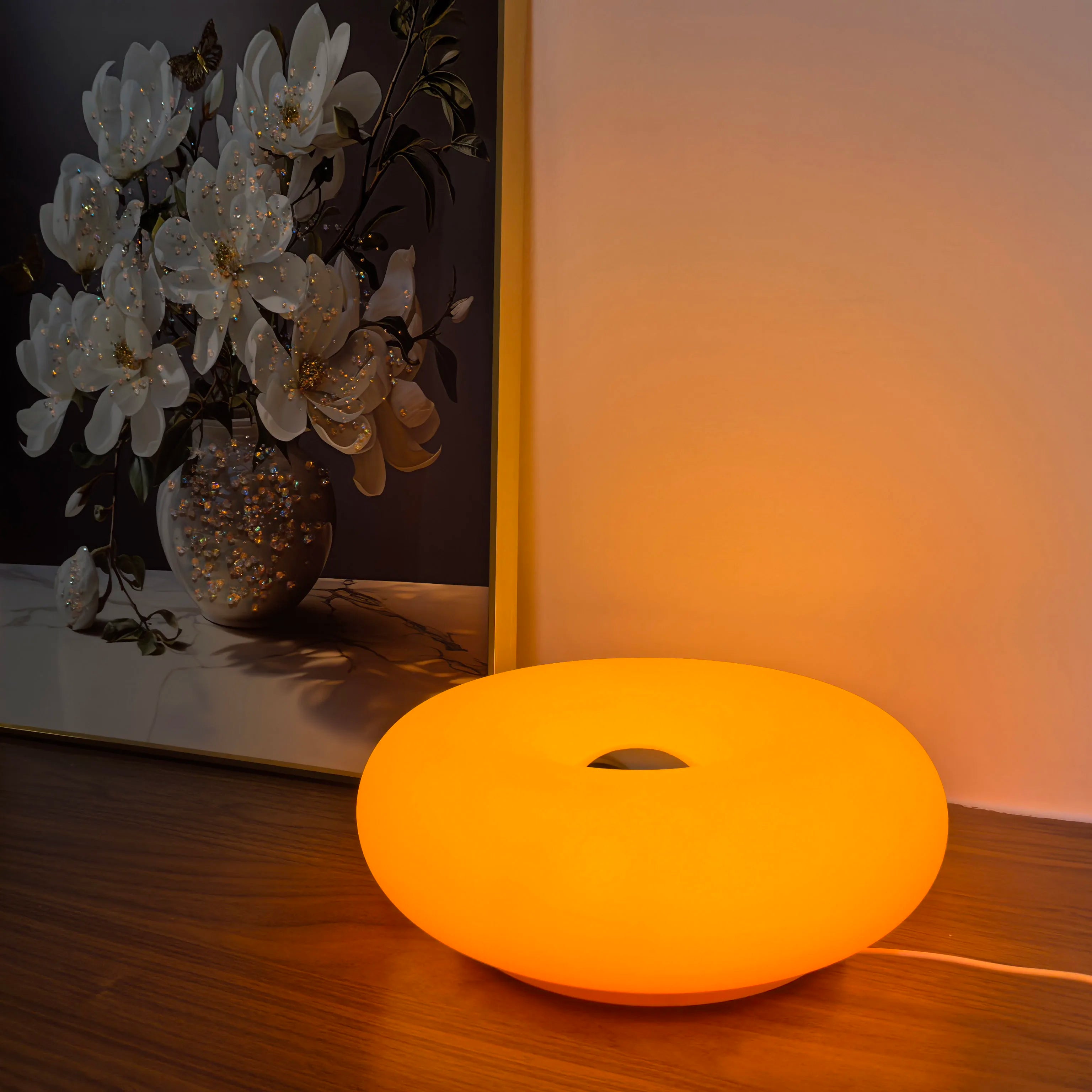Bauhaus table lamp USB plug bedroom bedside lamp (Not glass）