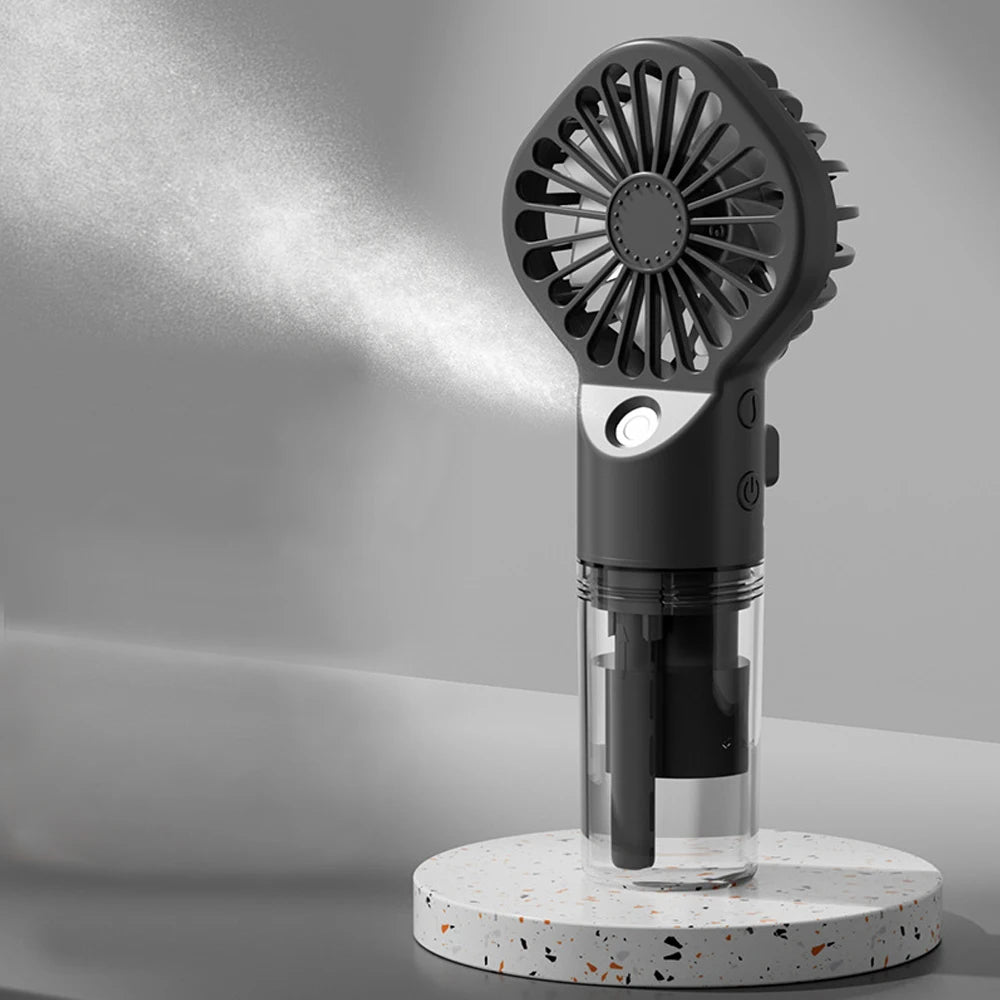 Portable Mini Handheld Mist Fan USB & Rechargeable
