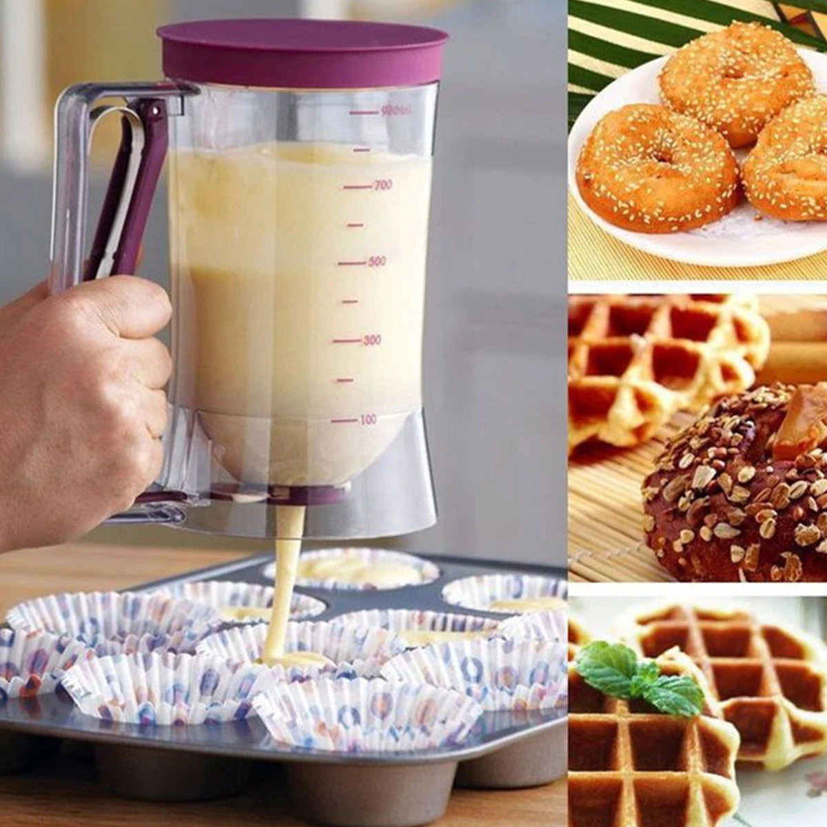 900ML Batter Separator Baking Tool Measuring Cup