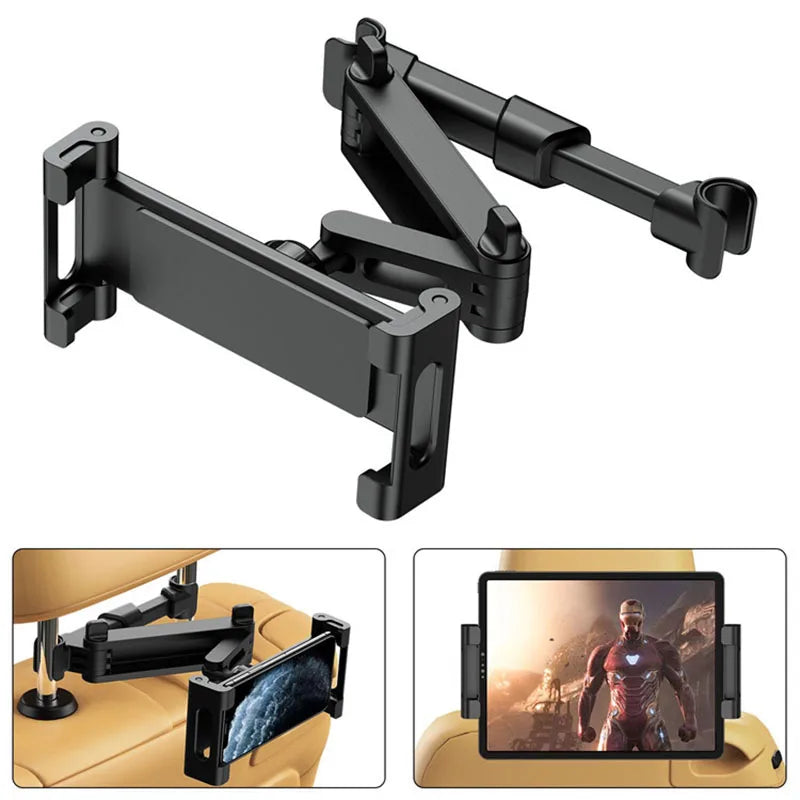 Rear Car Phone & Tablet Holder 4-11 Inch