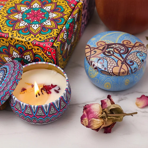 4Pcs/Box Scented Candle Set