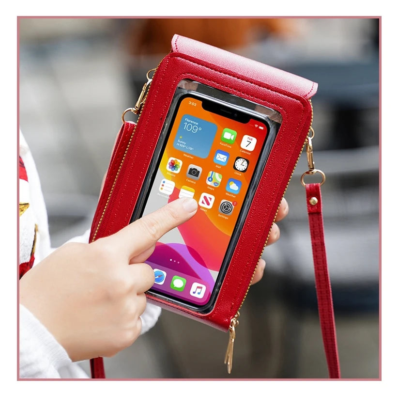 Crossbody Shoulder Bag Touch Screen & Card Holder