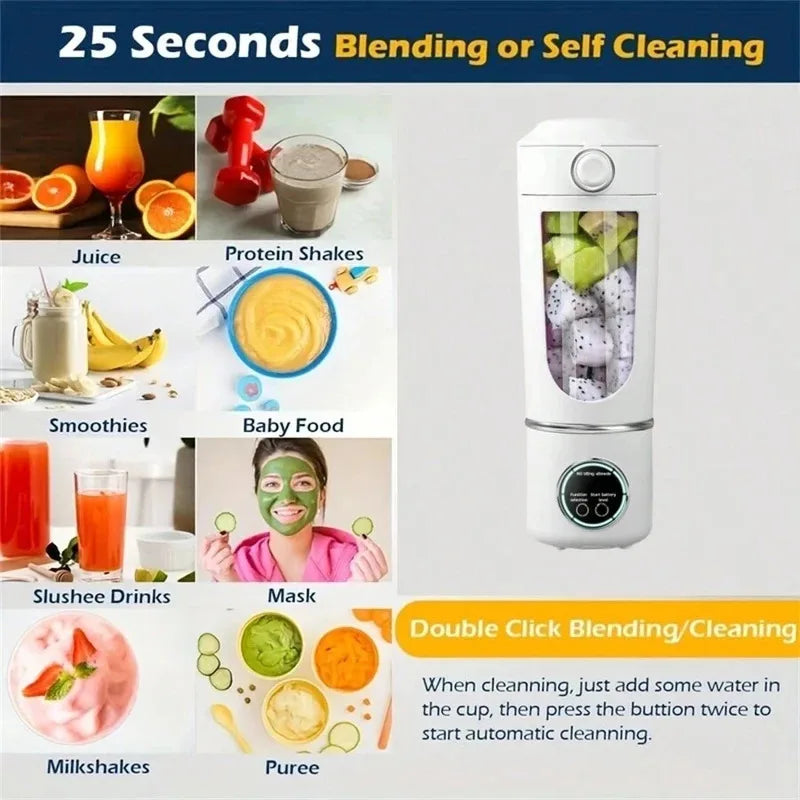 New Portable Juice Maker Blender for Shakes Smoothies 700ML