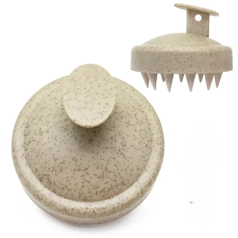 Silicone Shampoo Brush Head Scalp Massager