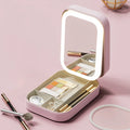 LED Portable Travel Makeup Mirror Storage Box