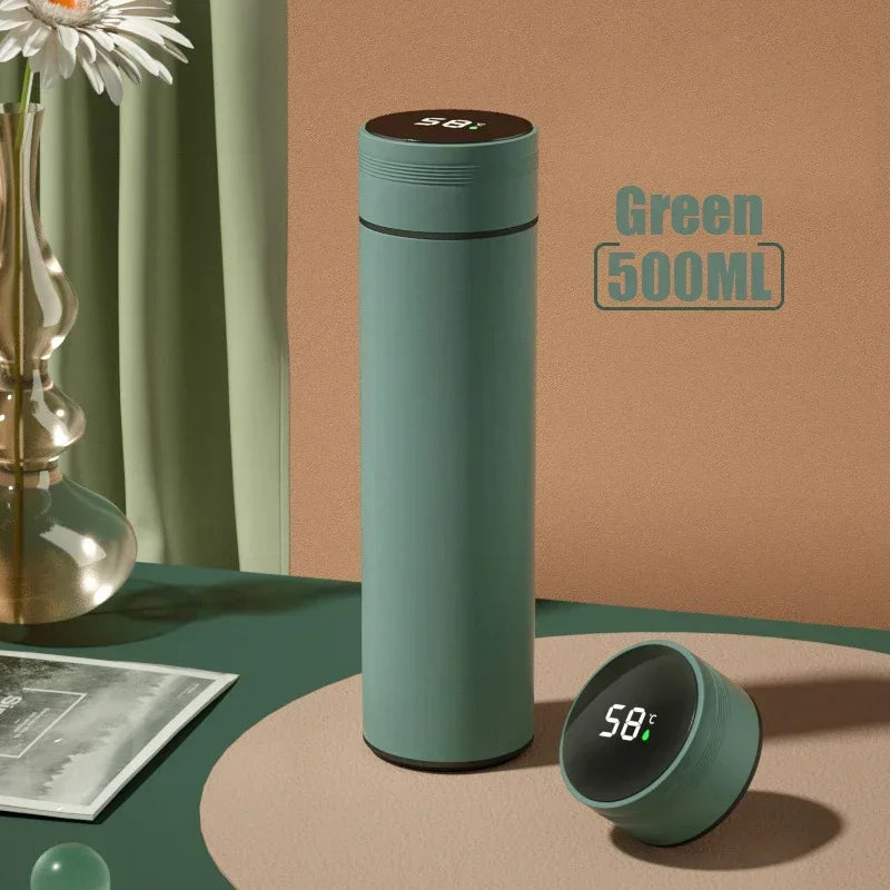 500ML Temperature Display Thermos Cup Stainless Stee