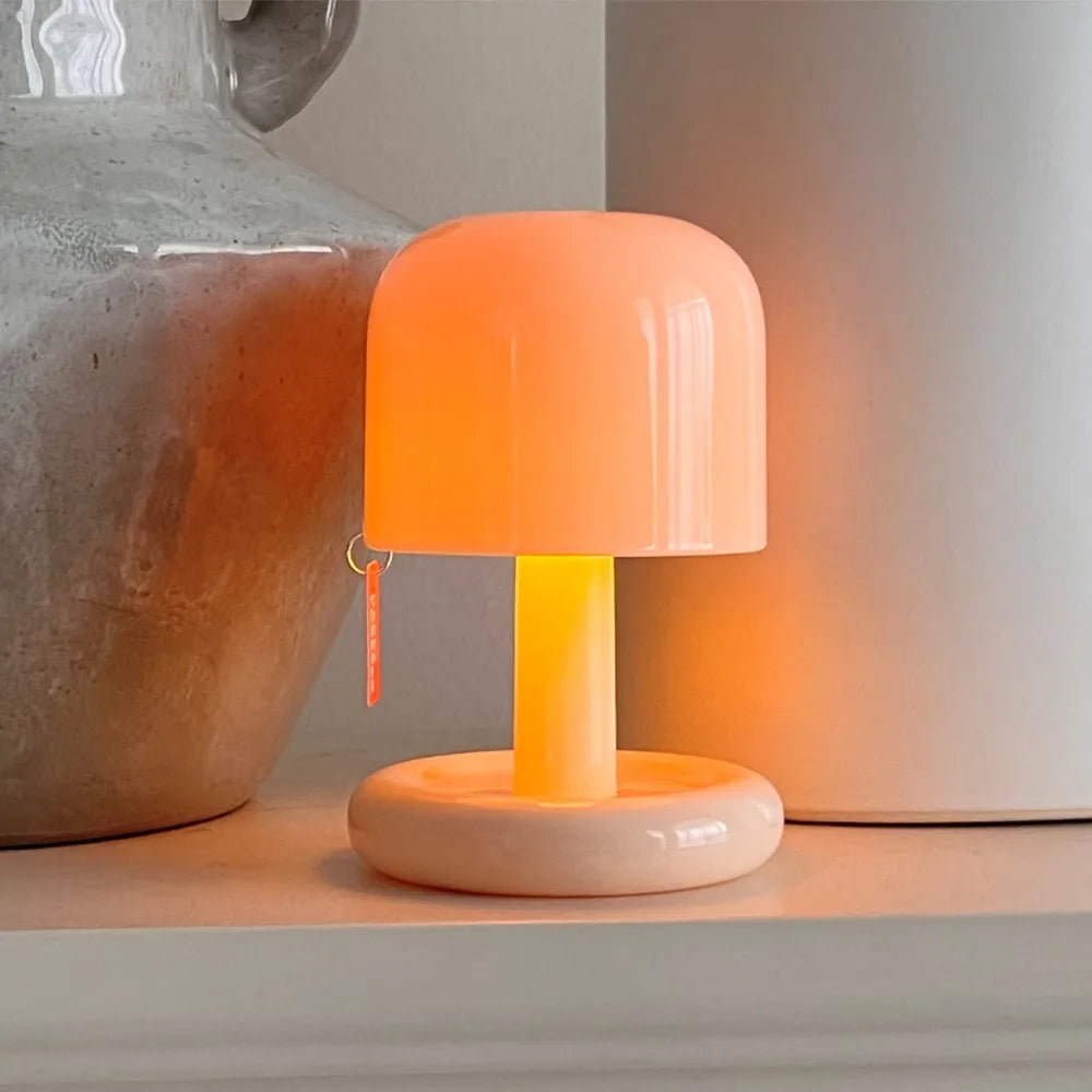 Sunset Night Lamp Mini USB Rechargeable Mushroom Style Led Night Light