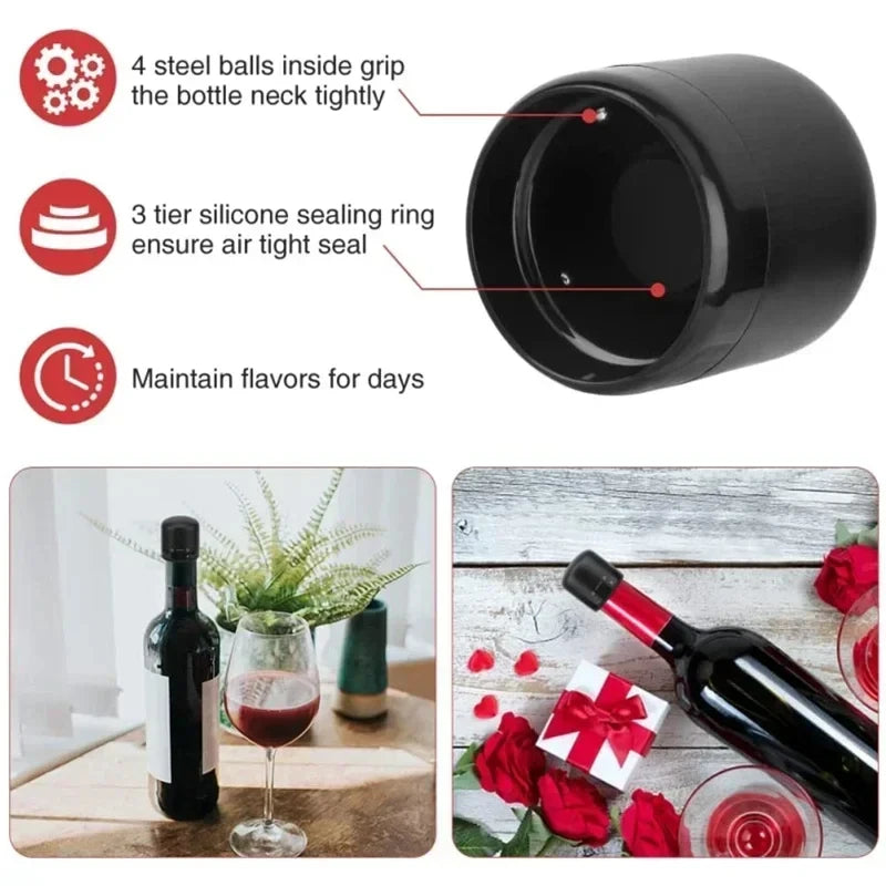 Wine Stopper & Lid 1/2 Piece Reusable Sealing Cork