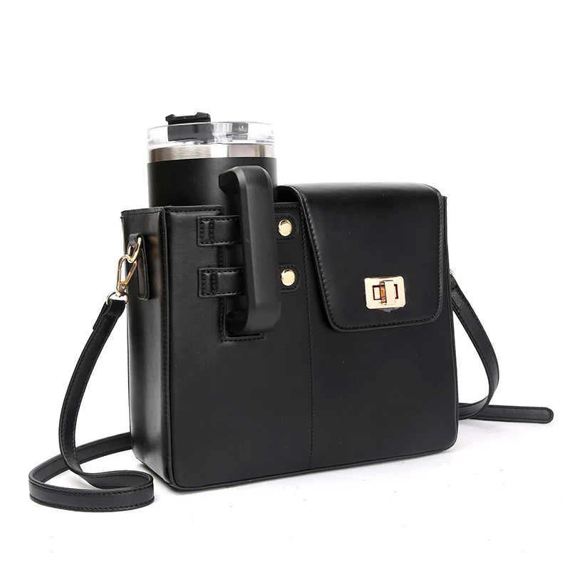 Portable Water Bottle Crossbody Bag Multifunctional