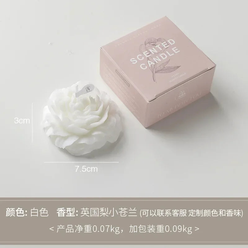 3D Peony Aromatic Candle Creative Flower Aromatherapy