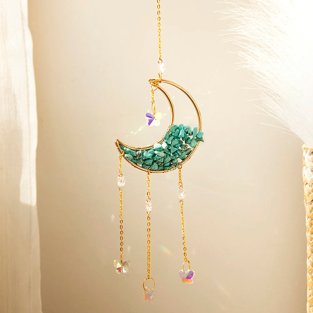 Crystal Moon Wind Chimes