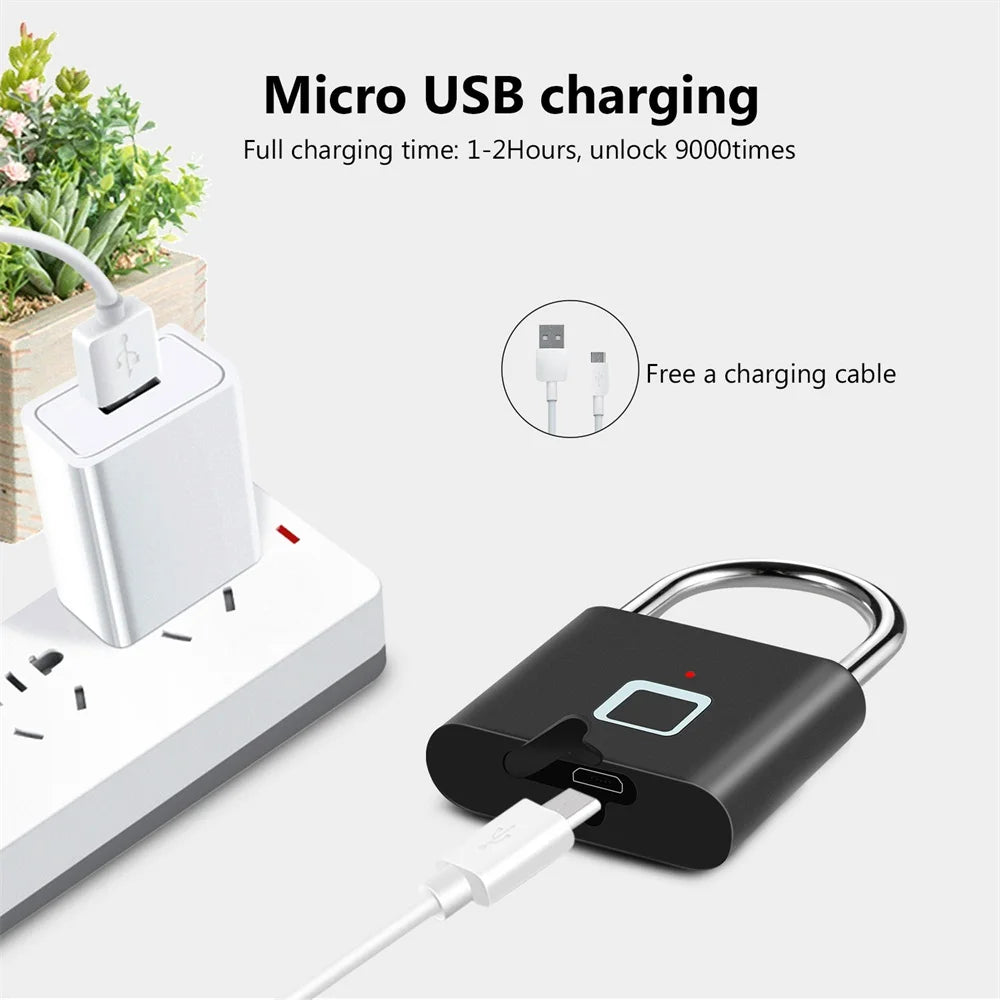 USB Fingerprint Keyless Lock Waterproof & Anti-theft