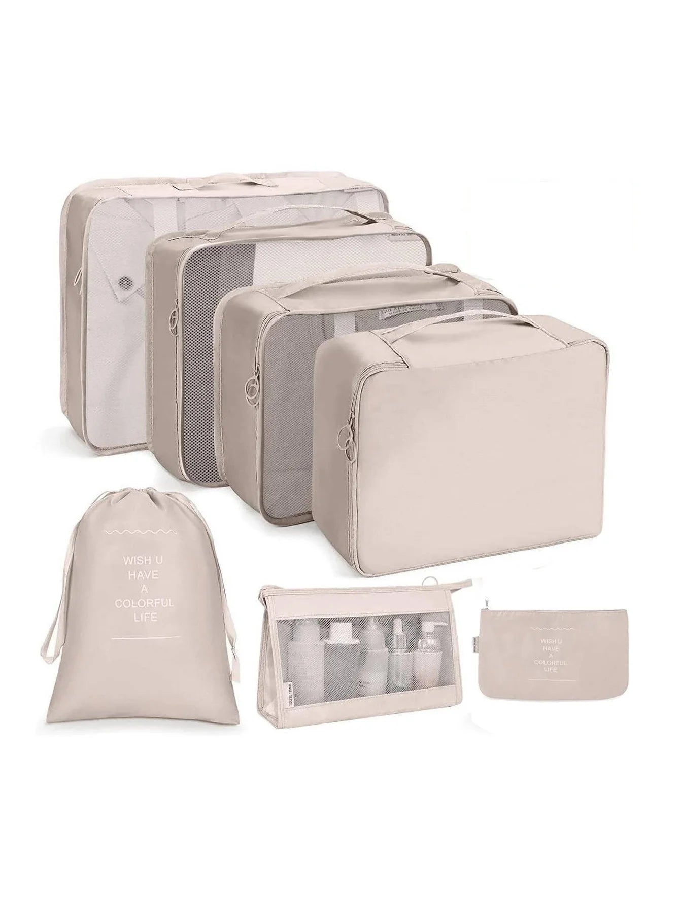 7/8/9/10 Pcs Set Travel Organizer Storage Bags