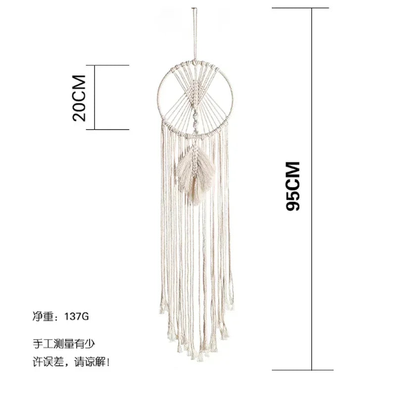 Macrame Dream Catcher, Wall Tapestry Decoration