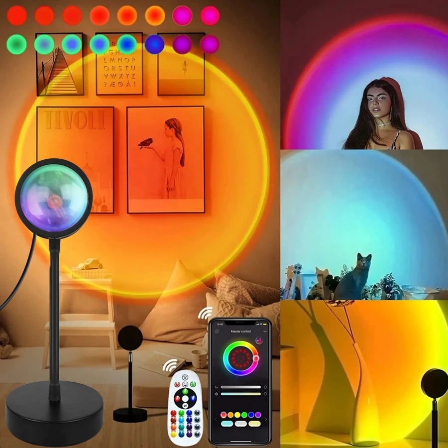 USB Smart Sunset Lamp