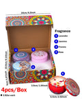 4Pcs/Box Scented Candle Set