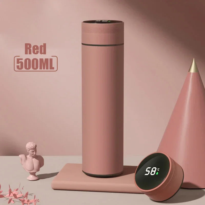 500ML Temperature Display Thermos Cup Stainless Stee