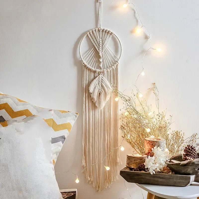 Macrame Dream Catcher, Wall Tapestry Decoration