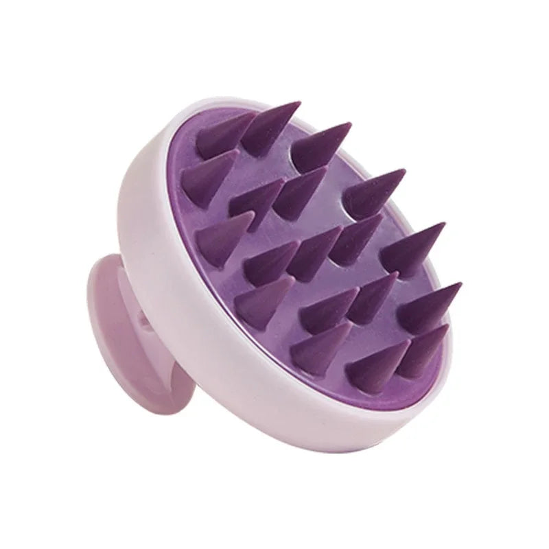 Silicone Shampoo Brush Head Scalp Massager