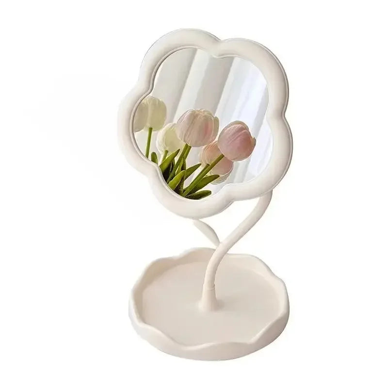 Cute Flower Desktop Mirror