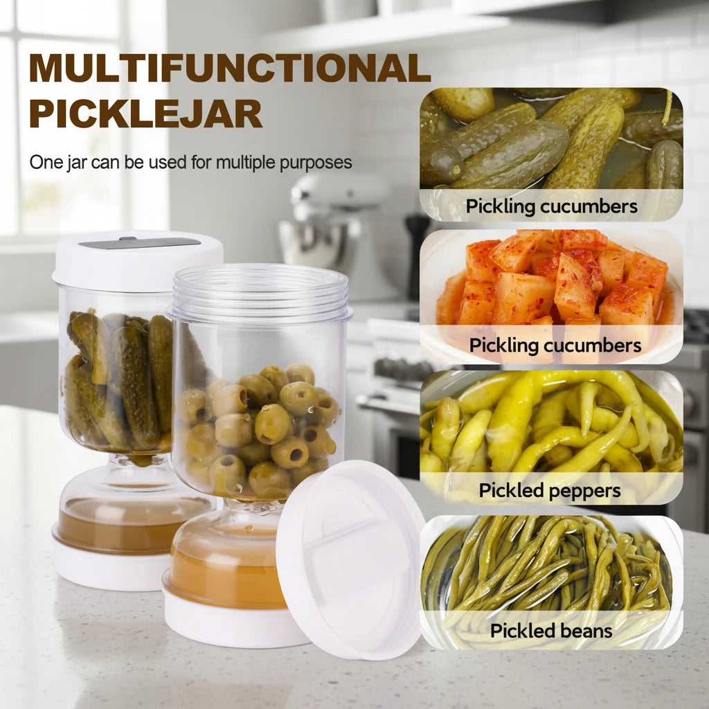 Olive and Pickle Strainer Jar (Plastic)