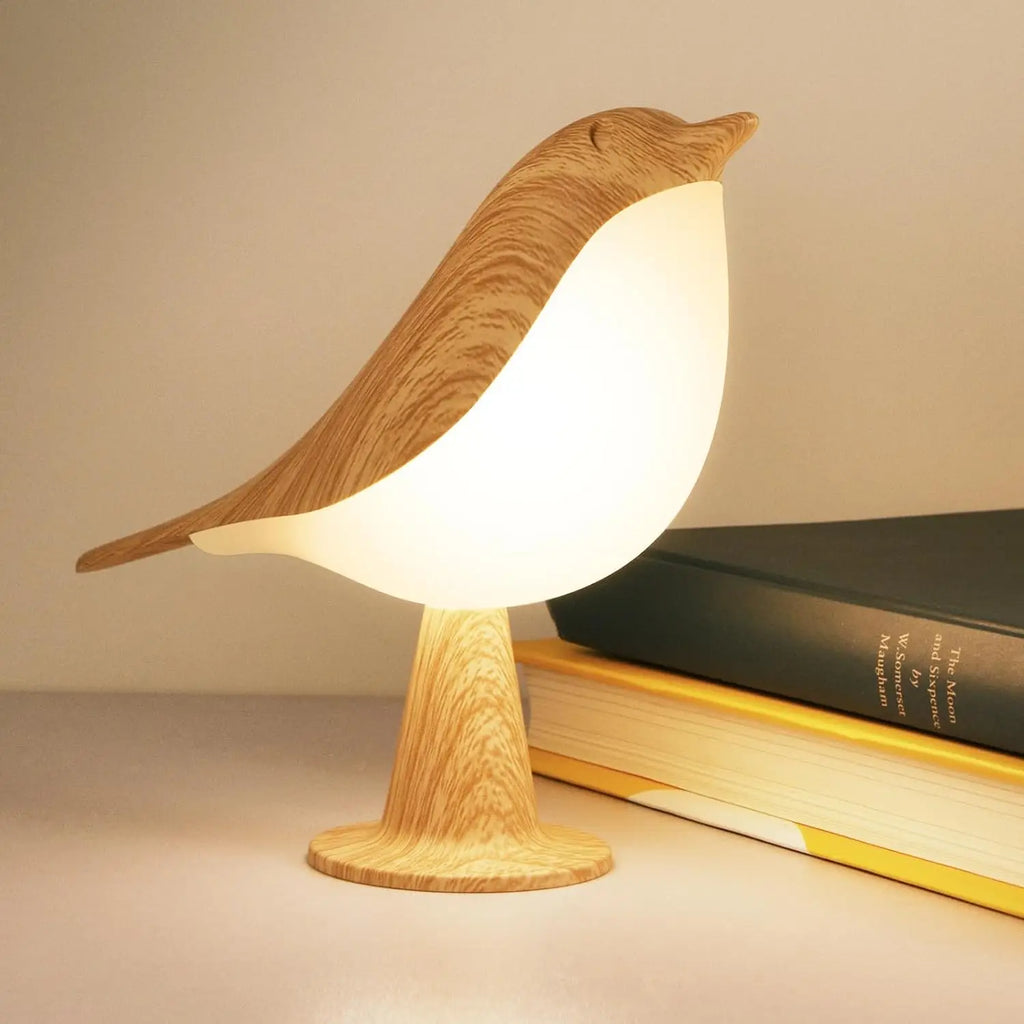 1pc LED Touch-Control Bird Lamp 3-Levels Dimmable, USB-Cordless with Rechargeable Battery