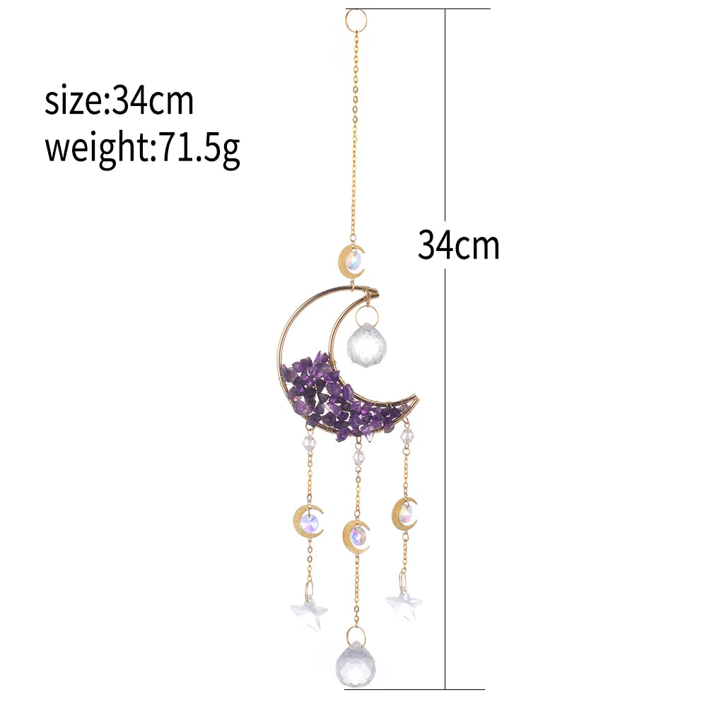 Crystal Moon Wind Chimes