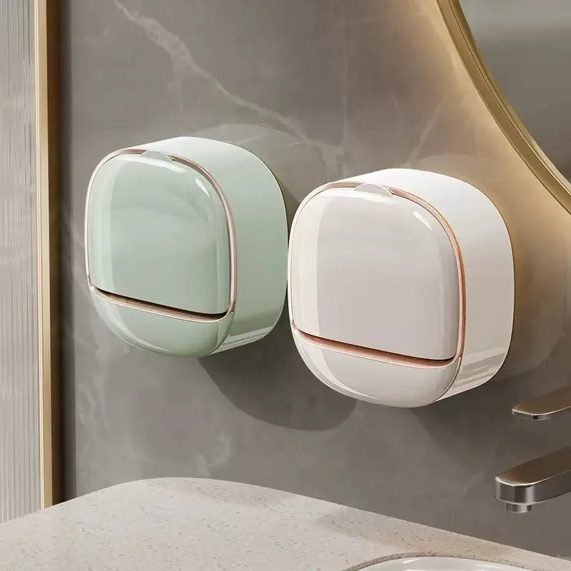 Waterproof Soap Box for Shower Or Sink Hanging Soap Holder with Drainage