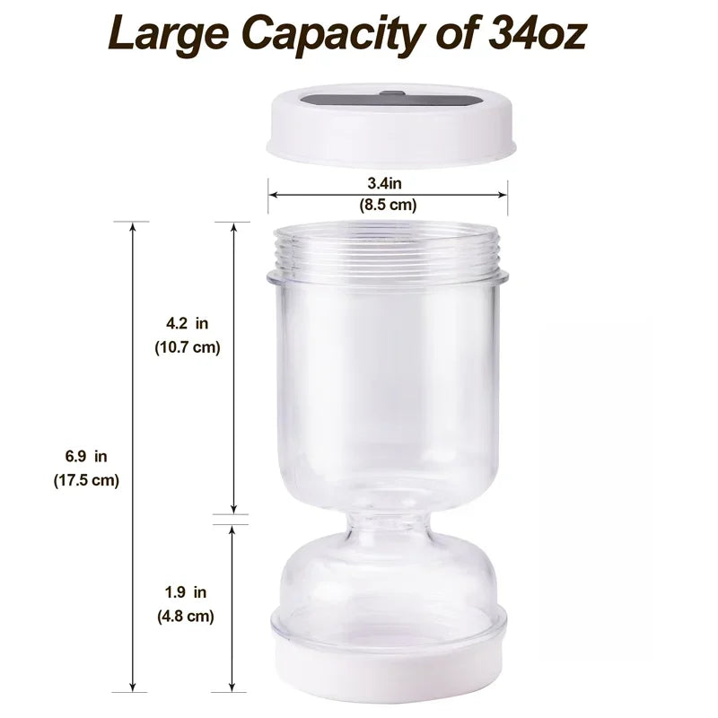 Olive and Pickle Strainer Jar (Plastic)